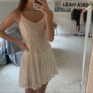 adorable white dress with lace